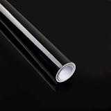 Decoroom Black Sticky Back Vinyl Wrap 60x500cm Self Adhesive Glossy Waterproof
