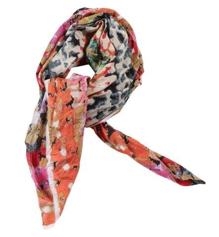 contrast living women's cotton dupatta, small (clhwtrscf017, multicolour)