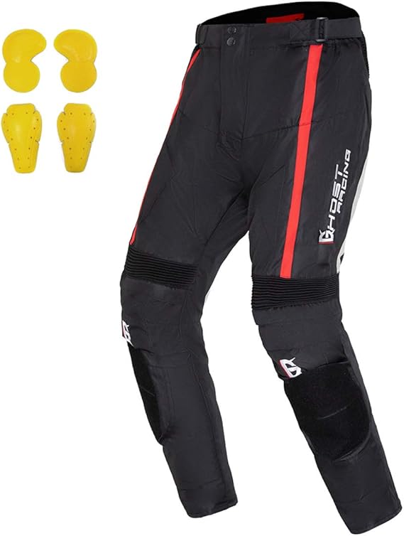 Amazon Co Jp Ghost Racing ゴーストレーシング メンズバイク用パンツ 冬用 ツーリングパンツ 防寒 ライディングパンツ ライナー付き プロテクター付き 春 夏 秋 冬 防水 防寒 防風 通気 Gr K05 服 ファッション小物