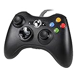 Issten Xbox 360 Wired Controller,2.4GHZ Game Controller Gamepad Joystick Xbox & Slim 360 PC Windows 7,8,10(Black)