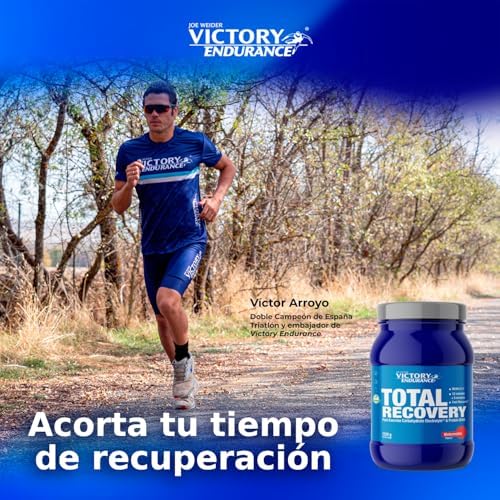 Victory endurance recuperação total (1250g) sabor melancia, bebida preparada pós-treino de carboidratos, eletrólitos e proteínas, com bcaa 2:1:1, 12 vitaminas e 9 minerais