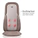 HoMedics, Quad Shiatsu Pro Massage Cushion with Heat, Zone Control (Targeted Spot, Full, Lower & Upper Back), 3 Massage Styles (Percussion, Kneading & Rolling), Remote & Integrated Strapping System