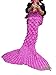 U-miss Mermaid Blanket Crochet and Mermaid Tail Blanket for Adult, Super Soft All Seasons Thicken Sleeping Blankets(71