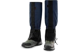Luwint Waterproof Kids Leg Boot Gaiters Children Hiking Hunting Climbing Protective Gear for 6-12 Yrs Old Girls Boys