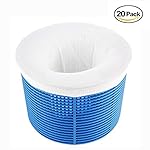 20-Pack of Sumpol Skimmer Socks for Filters, Baskets, and Skimmers, Pool Skimmer Socks