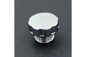 SMT-MOTO SMT-Chrome Billet Oil Fluid Reservoir Cap Compatible With 1999-2012 Suzuki Hayabusa Gsxr 1300 [B00RNIVIPI]