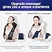 Back Massager with Heat - Shiatsu Neck Back Massager - Christmas Fashion Gifts for Boyfriend, Girlfriend, Everyone, Grandma, Grandpa - Kneading Electric Back Massage Pillow for Back, Neck, Shoulder