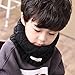 1A2B3C Fashion Kids Baby Infant Boys Girls Collar Knit Soft Infinity Scarf Neck Scarves (Black) … (Black)
