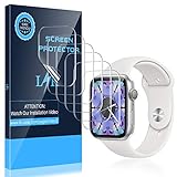 LK [6 Pack Screen Protector for Apple Watch 42mm Series 3 2 1 - Max Coverage Bubble-Free Anti-Scratch iWatch 42mm Flexible TPU Clear Film