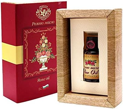 Pure 100% ESSENTIAL ROSE OIL otto Bulgarian Rosa Damascene 5 ml CERTIFIED