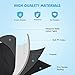 Mpow Pet Seat Cover, Dog Car Seat Cover with Mesh Viewing Window & Storage Pocket, Dog Hammock Waterproof Non-Scratch Large Backseat Cover, Nonslip Backing and Seat Anchors for Cars, Trucks