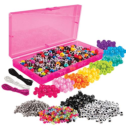 Fashion Angels Tell Your Story Alphabet Bead Set-1500+Beads- Bracelet Gift Set - Thumbnail 2
