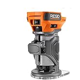 RIDGID Enrutador compacto inalámbrico sin escobillas de 18 V (solo herramienta) 18 voltios, R860444B