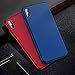 TORRAS Slim Fit iPhone Xs Max Case 6.5 Inch, Hard Plastic Ultra Thin Matte Finish Grip Protective Phone Cover Case for iPhone X Max Case, Navy Blue