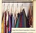 8 Pcs Space Saving Hangers Magic Hangers Metal Heavy Duty Hooks Closet Clothing Hanger Organizer, 10 inch