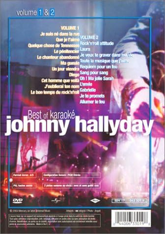 Johnny Hallyday Best Of Karaoke Vol 1 Et 2 Coffret 2 Dvd Amazon Fr Johnny Hallyday Johnny Hallyday Dvd Blu Ray