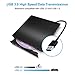 1895 Animo External DVD Drive USB 3.0,Slim CD DVD-RW Optical Drive Burner Writer,Compatible with Windows 10/8 / 7 Linux OS Apple Mac Laptop Desktop PC