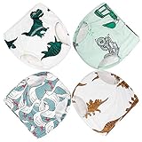 Cotton Training Pants 4 Pack Padded Toddler Potty Training Underwear for Boys 2T