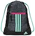 adidas Alliance II Sackpack, Green/Bahia Magenta, One Size