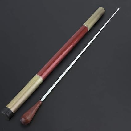 Amazon 指揮棒 耐久性のある快適なプロのパダウク素材手作りミュージカルバトン 合唱用 指揮棒 楽器