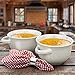 Crockpot 22-ounce Double Handle Soup Bowls, Set of 4 (White)