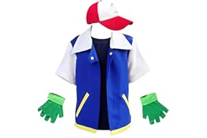 MGDRU Cosplay Costume for Adult Kids,Halloween Hoodie,Jacket Gloves Hat Sets for Trainer