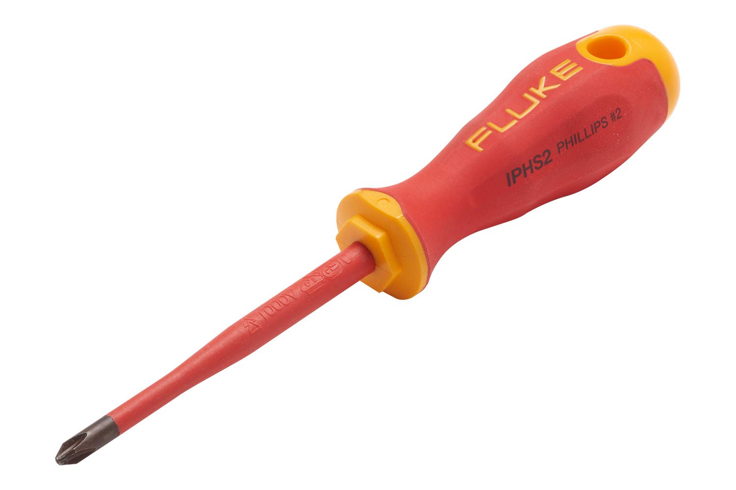 Fluke #2 Phillips screwdriver. Certified to 1000 V ac and 1500 V dc.,IPHS2