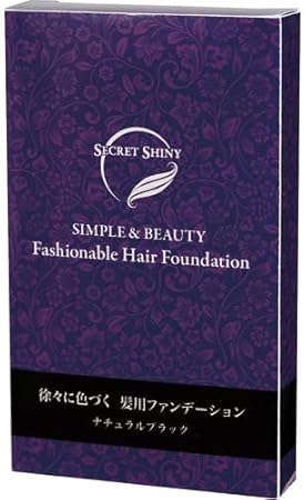 Amazon 徐々に色づく 髪用ファンデーション ナチュラルブラック 11g サンファミリー 白髪染め 通販