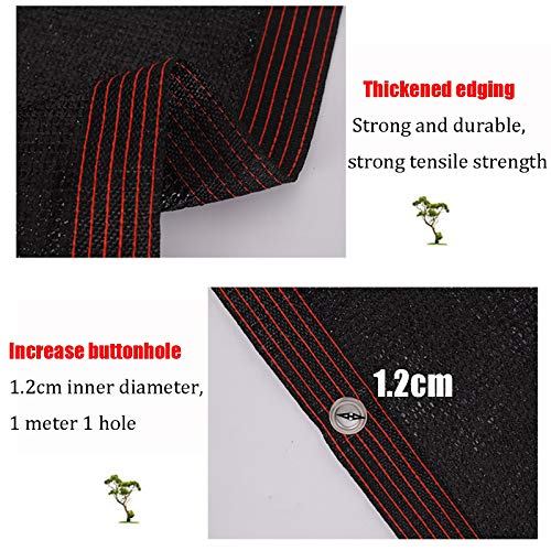 Schattiernetz WXYZ Sonnensegel, Schwarzes Rechteckiges Sonnenschutznetz, 95% Schattierungsrate, Verwendet Für… – Bild 6