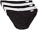 Fruit of the Loom Men's 5PK Black Grey Bikini L