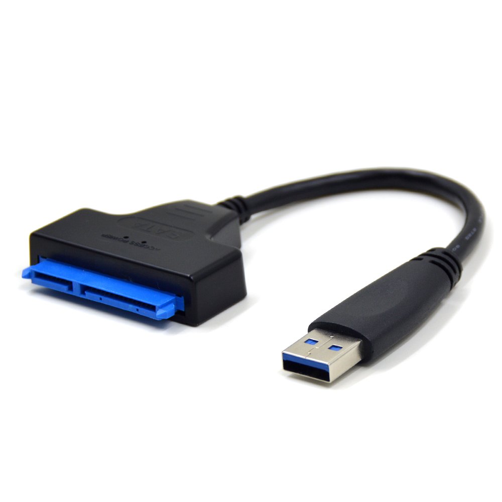 USB 3.0 to SATA Adapter Cable for 2.5" SSD HDD Drives SATA to USB 3.0