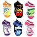 Inside Out Girls 6 pack Socks (Toddler/Little Kid/Big Kid/Teen/Adult)