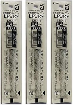 Amazon パイロット ジュース アップ専用 ゲルインキボールペン替芯 0 4mm Lp3rf12s4b 3本組み 詰め替えインク 文房具 オフィス用品