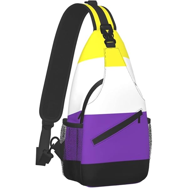 Kicoyuaz Rainbow LGBT Pride Sling Backpack - Multipurpose Chest Bag For Hiking, Travel, Daypack - View #10