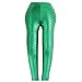 Frogwill Little Girls Mermaid Scale Leggings Fish Pants 5-6 Years Green
