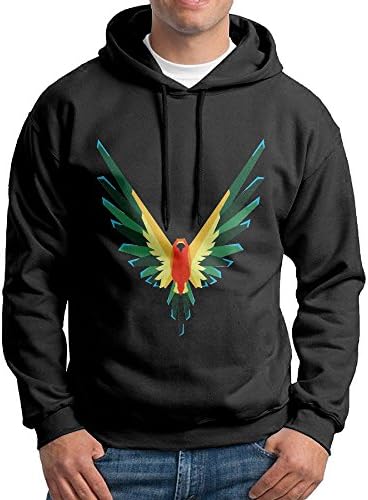 Men's Belt Sweatshirt Jacket, Logan Paul Parrot Logo Sports Hoodie