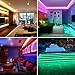aijiaer LED Strip Lights, LED Light Strip 32.8Ft/10M RGB SMD 5050 300LEDs Rope Lighting Color Changing Full Kit with 44 Keys RF Remote Controller and DC 12V 5A Power Adapter