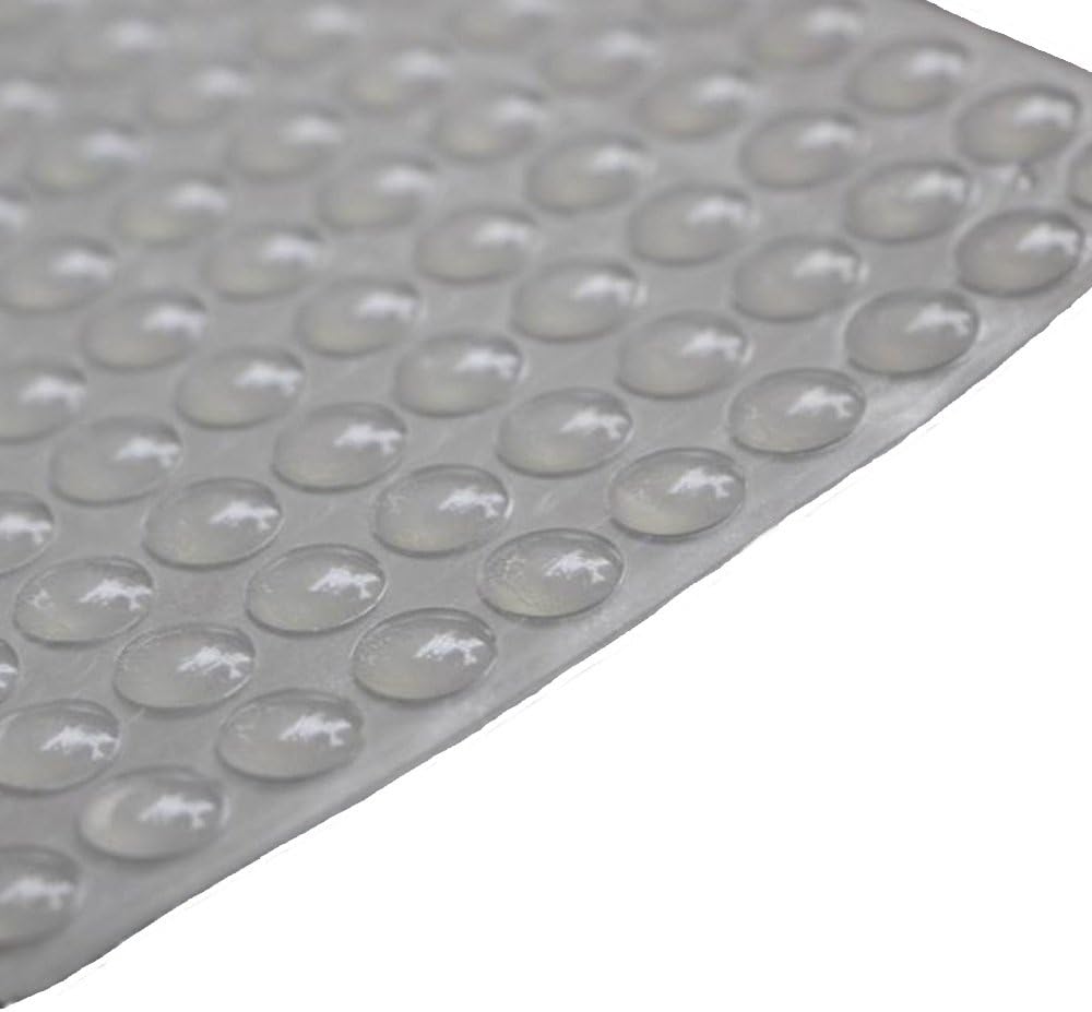 displaypro Self-adhesive Rubber Feet Small Bumpers,0.4-Inch X 0.8-Inch, Clear, Pack of 100 (DRF1002C)