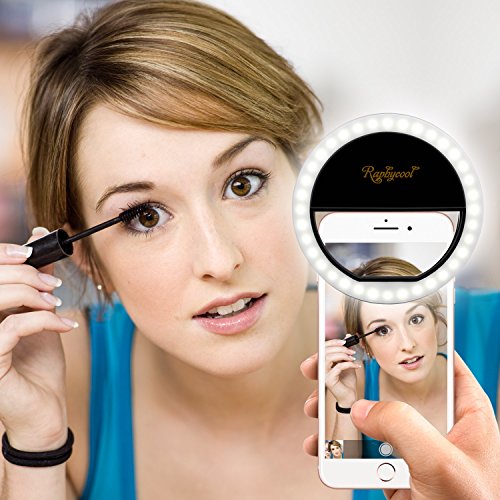 image for Raphycool Selfie Light Ring Lights 36 LED Circle Light Clip-On Phone C
