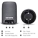 Portable Speakers, ZENBRE M4 Wireless Speakers, Bluetooth4.2 Pocket Size Mini Computer Speakers with Enhanced Bass Resonator, Bult-in Microphone (Black)