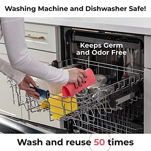 VIKING CLOTH Swedish Dish Cloths 10Pack Biodegradable Swedish Towels