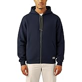 Dickies Mens Full Zip Thermal Lined Fleece Hoodie