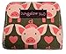 Bungalow 360 Billfold Zippered Wallet (Pig)