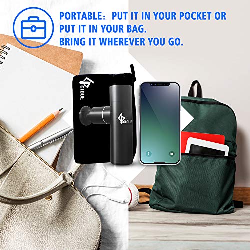 Mini Massage Gun, Portable Electric Deep Tissue Percussion Massage