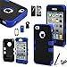 Galaxy S6 Battery Case, SQdeal 4200mAh Slim Fit Portable Rechargeable External Backup Power Bank Battery Charger Case Shockproof Protective Cover for Samsung Galaxy S6, Built-in Kickstand (blue)