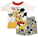 Disney ' Mickey & Pluto Toddler 2pc Pajama Short Set