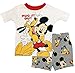 Disney ' Mickey & Pluto Toddler 2pc Pajama Short Set