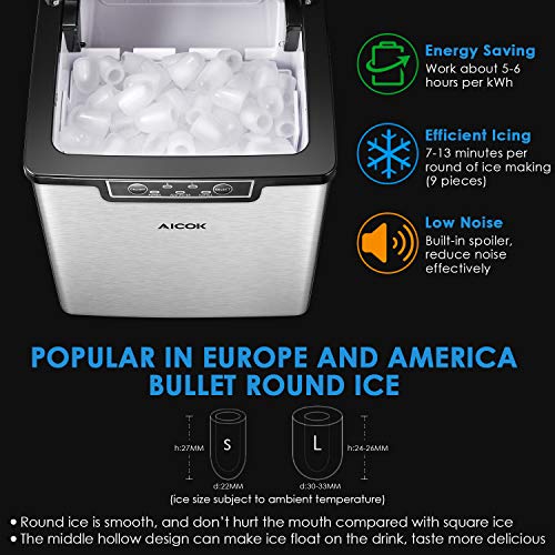 Aicok Countertop Portable Ice Maker Deals, Coupons & Reviews