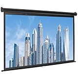 AmazonBasics 16:9 Pull Down Projector Screen - 80 Inch, White