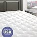 Five Star Mattress Pad - Premium Extra Plush Mattress Topper w/Fitted Skirt - Down Alternative Pillow Top Mattress Cover - Fits Mattresses Up to 18
